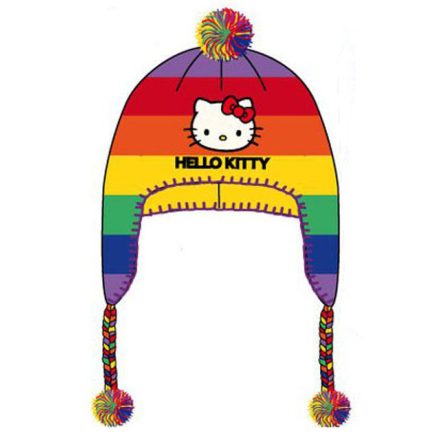 Hello Kitty gyerek kötött sapka 54 cm