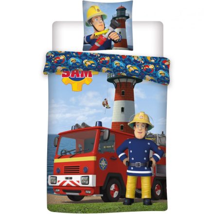 Sam a tűzoltó Gyerek ágyneműhuzat 100×135cm, 40×60 cm