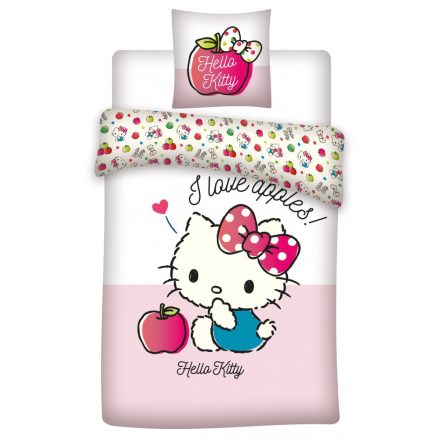 Hello Kitty Gyerek ágyneműhuzat 100×135 cm, 40×60 cm