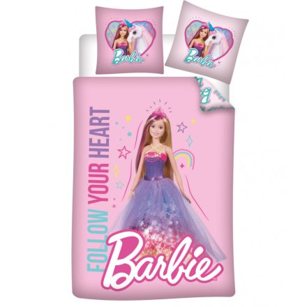 Barbie Follow Your Heart gyerek ágyneműhuzat 100×140 cm, 40×45 cm