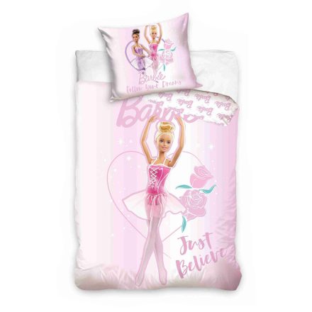 Barbie Just Believe gyerek ágyneműhuzat 140×200cm, 70×90 cm