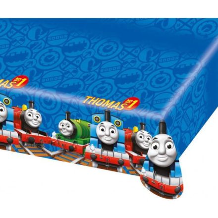 Thomas és barátai Blue műanyag asztalterítő 120x180 cm