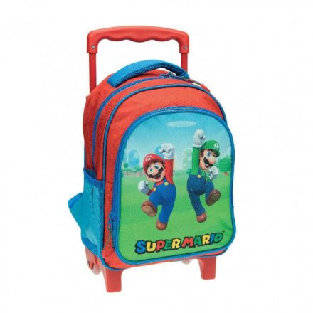 Super Mario and Luigi gurulós ovis hátizsák, táska 30 cm