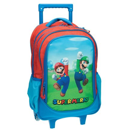 Super Mario gurulós iskolatáska, táska 46 cm