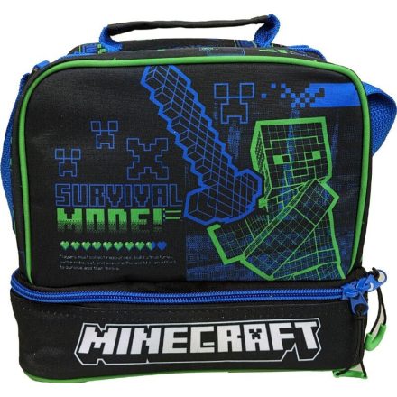 Minecraft Survival thermo uzsonnás táska 21 cm
