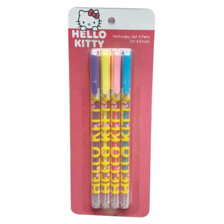 Hello Kitty színes toll szett 4 db-os