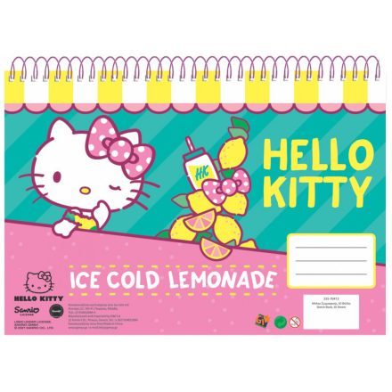 Hello Kitty A/4 spirál vázlatfüzet 30 lapos