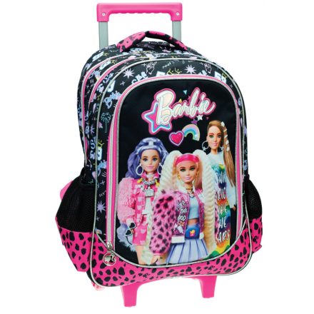 Barbie Extra gurulós iskolatáska, táska 46 cm