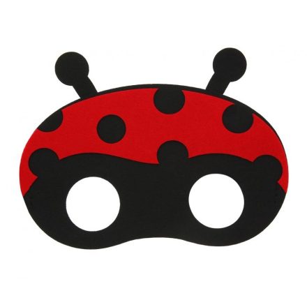 Katicabogár Ladybug filc maszk 18,5 cm