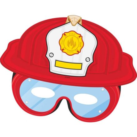 Tűzoltóság Fire Brigade maszk, álarc 3 db-os